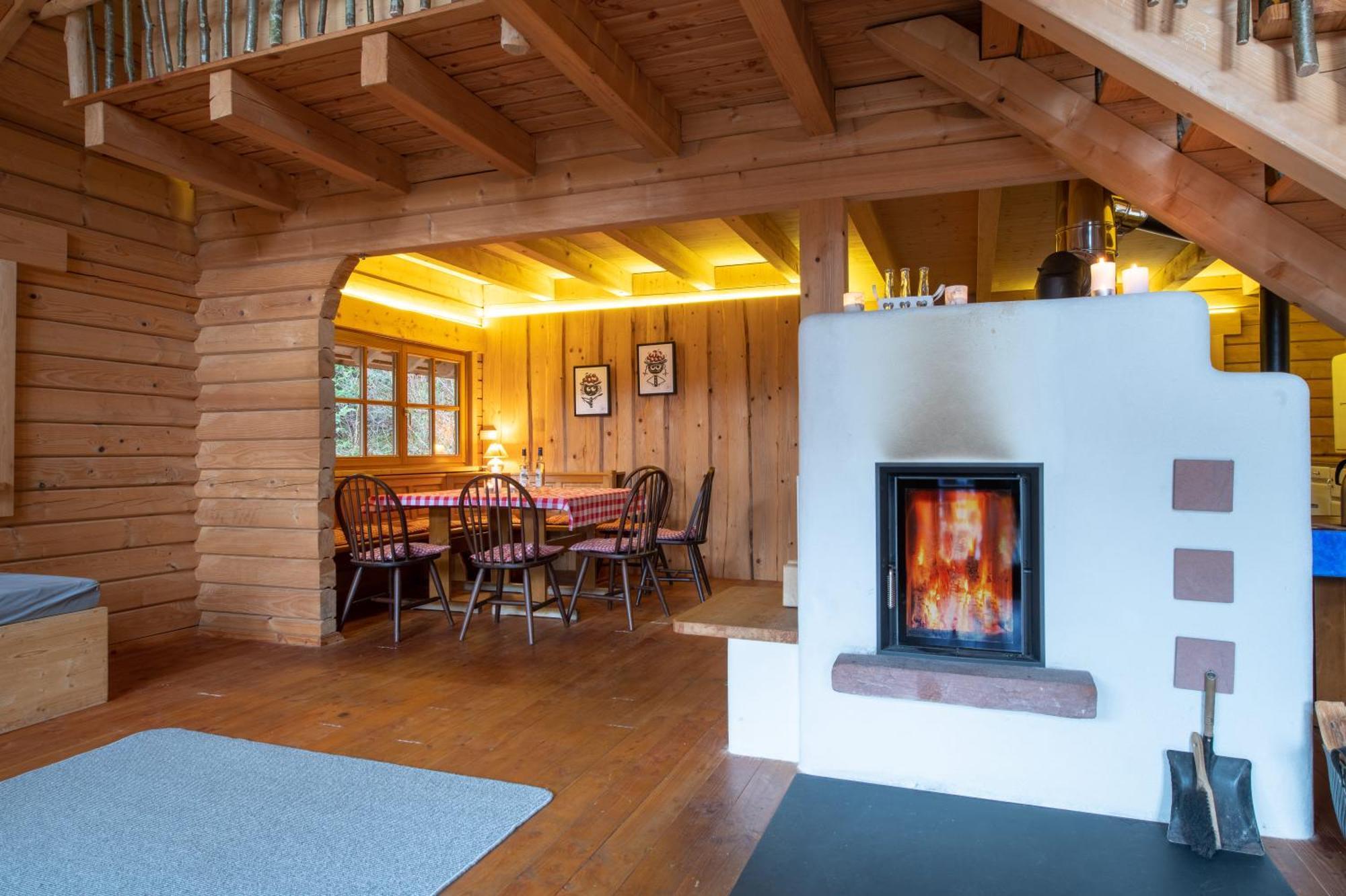 Schwarzwald Blockhaus - Sauna - Kamin - Mit Bettwaesche Und Handtuecher Schenkenzell Esterno foto