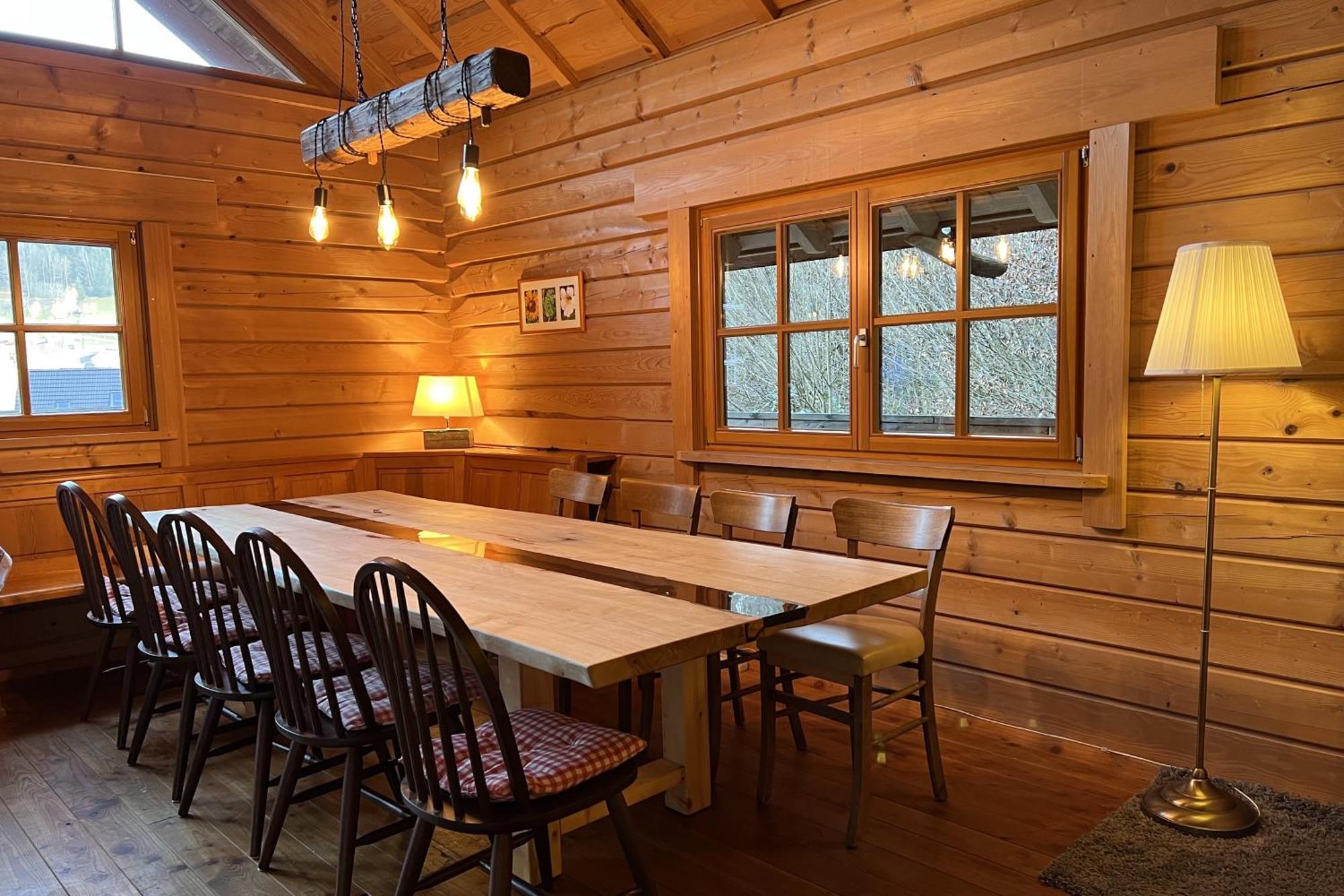 Schwarzwald Blockhaus - Sauna - Kamin - Mit Bettwaesche Und Handtuecher Schenkenzell Esterno foto